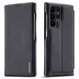 Flip case for Samsung Galaxy S23 Ultra, ERBORD Retro, black