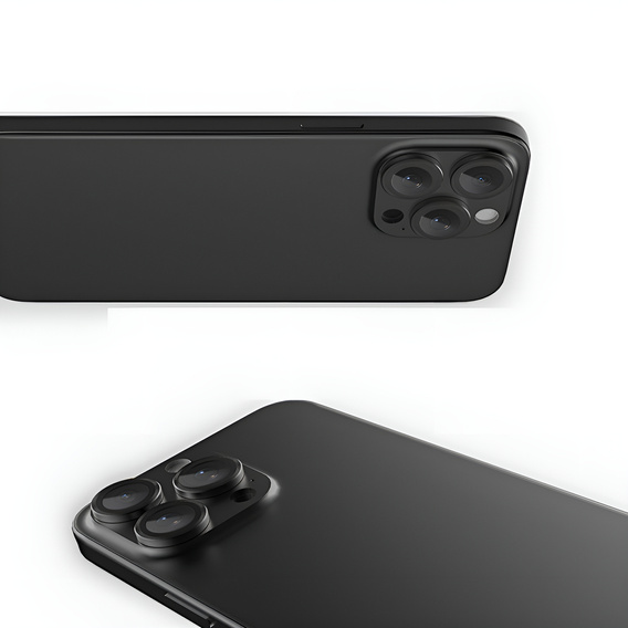 ERBORD OPTIK Pro Camera Tempered Glass for iPhone 16 Pro / 16 Pro Max, black