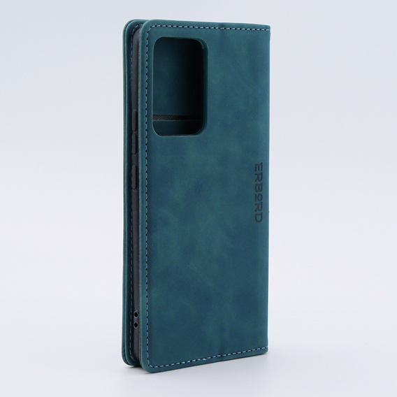 Etui do Xiaomi 13 lite, ERBORD Vintage portfel z klapką, niebieskie