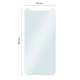 2x Tempered Glass for Huawei Mate 10 Lite, ERBORD 9H Hard Glass for phone screen
