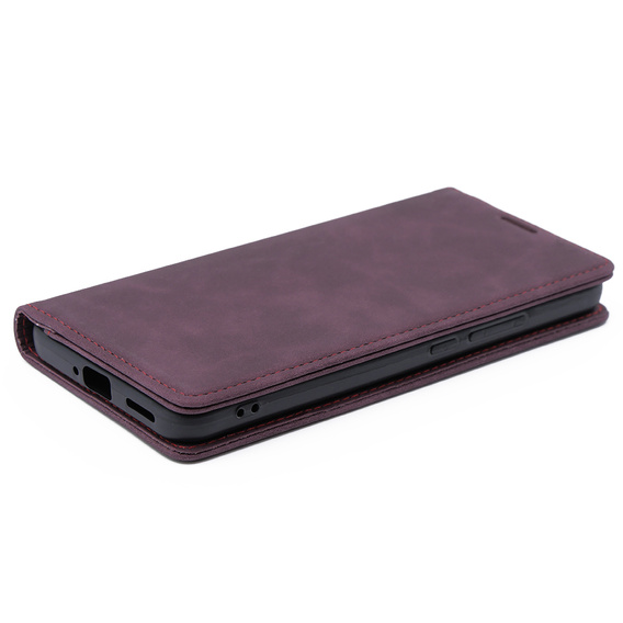 Case for Xiaomi 13T / 13T Pro, ERBORD Vintage, wallet with flap, red