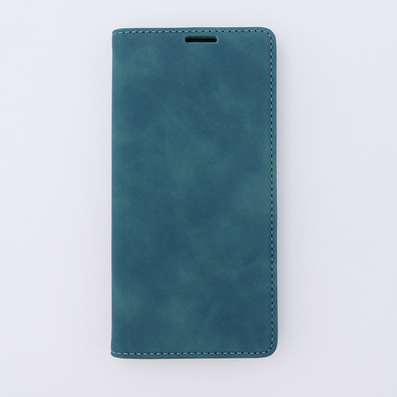 Case for Xiaomi Redmi Note 12S, ERBORD Vintage, wallet with flap, blue