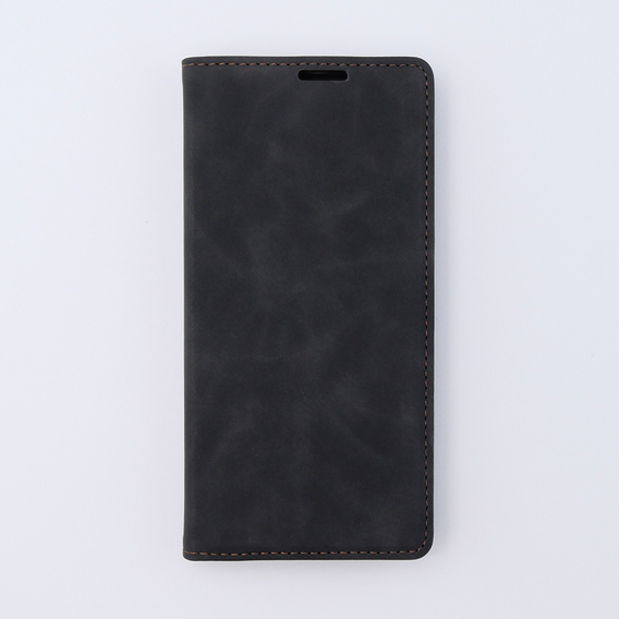 Case for Oppo A78 4G, ERBORD Vintage, wallet with flap, black
