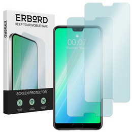 2x Szkło Hartowane do Huawei P20 Pro, ERBORD 9H Hard Glass, szybka