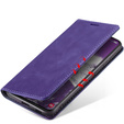 Case for Samsung Galaxy A16, ERBORD Vintage, wallet with flap, purple