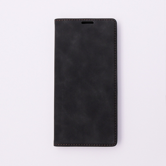 Case for Oppo A78 5G, ERBORD Vintage, wallet with flap, black