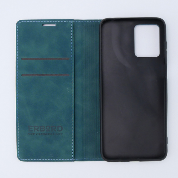 Case for Motorola Moto G13/ G23 4G, ERBORD Vintage, wallet with flap, blue