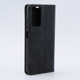 Case for Xiaomi Redmi Note 12S, ERBORD Vintage, wallet with flap, black
