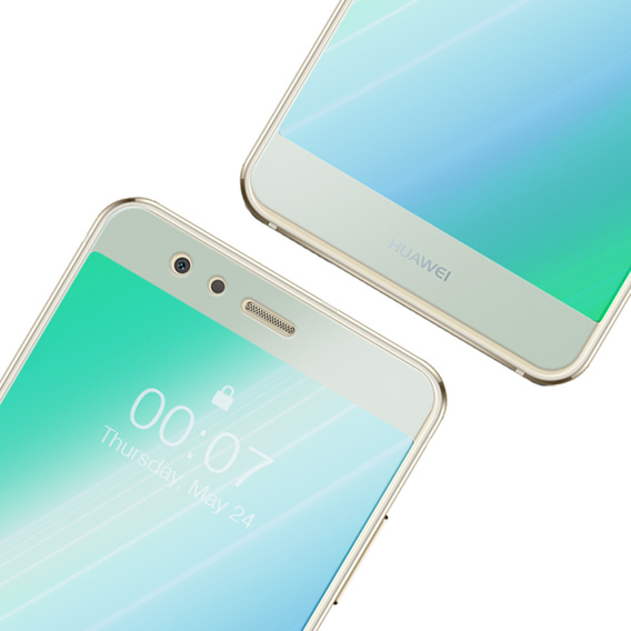 2x Szkło Hartowane do Huawei P10 Lite, ERBORD 9H Hard Glass, szybka