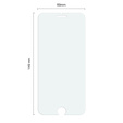 2x Tempered Glass for iPhone 7 Plus/8 Plus, ERBORD 9H Hard Glass for phone screen
