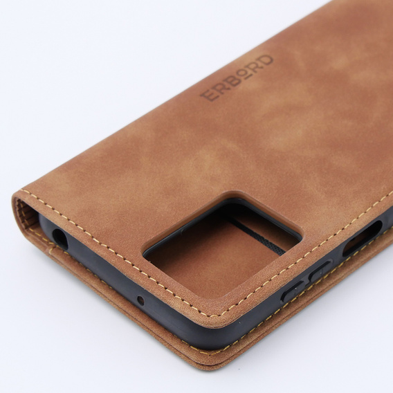Case for Motorola Moto G13/ G23 4G, ERBORD Vintage, wallet with flap, brown