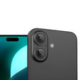2x ERBORD OPTIK Pro Camera Tempered Glass for iPhone 16 / 16 Plus, black
