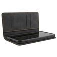Case for Samsung Galaxy A54, ERBORD Vintage, wallet with flap, black