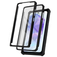 Case for Samsung Galaxy A55, ERBORD Rugged Case, black (Two frames)