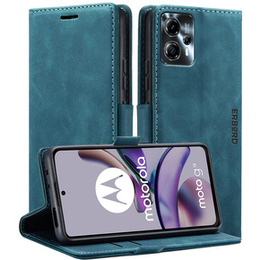 Case for Motorola Moto G13/ G23 4G, ERBORD Vintage, wallet with flap, blue