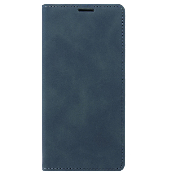 Case for Motorola Edge 40 Neo, ERBORD Vintage, wallet with flap, blue