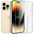 2x Szkło Hartowane do iPhone 14 Pro Max, ERBORD 9H Hard Glass, szybka