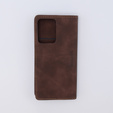 Case for Xiaomi Redmi Note 12 5G / Poco X5 5G, ERBORD Vintage, wallet with flap, coffee