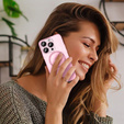 Case for iPhone 16 Pro Max, ERBORD Glitter MagSafe, pink + Screen Glass