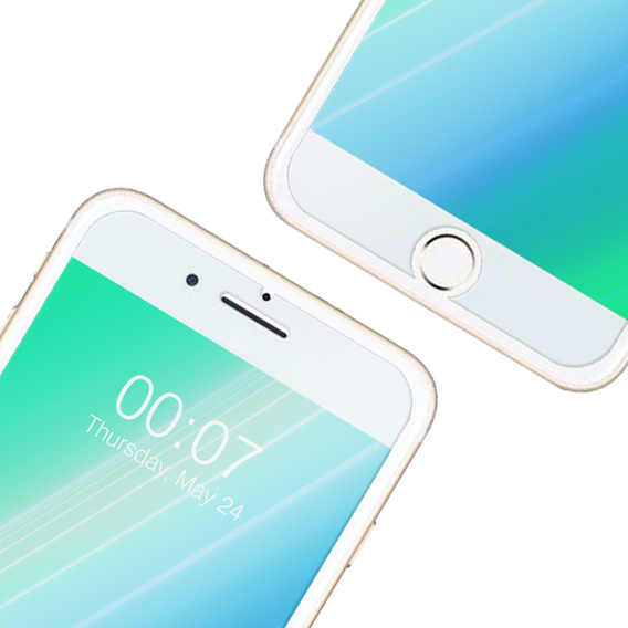 2x Tempered Glass for iPhone 7 Plus/8 Plus, ERBORD 9H Hard Glass for phone screen