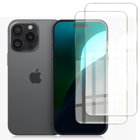 2x Tempered Glass ERBORD 9H Hard Glass for phone screen for iPhone 16 Pro Max