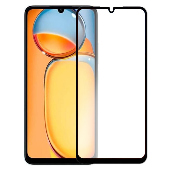 2x Szkło Hartowane do Xiaomi Redmi 13C / Poco C65, ERBORD 3D pełne, szybka na cały ekran