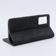 Case for Xiaomi Redmi Note 12S, ERBORD Vintage, wallet with flap, black