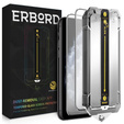 2x Tempered Glass for iPhone X / XS / 11 Pro, ERBORD Easy App Full Screen Protector
