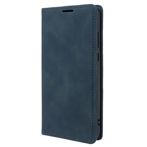 Case for Motorola Edge 40 Neo, ERBORD Vintage, wallet with flap, blue