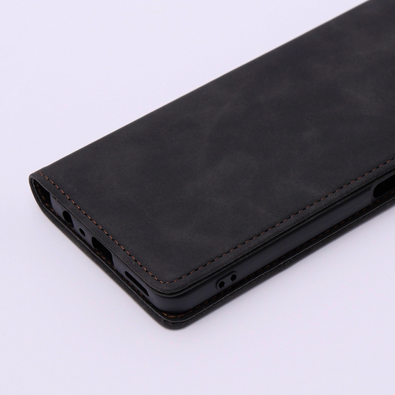Case for Realme C55, ERBORD Vintage, wallet with flap, black