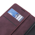 Case for Xiaomi 13T / 13T Pro, ERBORD Vintage, wallet with flap, red