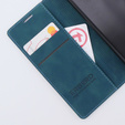 Case for Xiaomi Redmi Note 12S, ERBORD Vintage, wallet with flap, blue