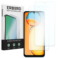 2x Tempered Glass for Xiaomi Redmi 13C / Poco C65, ERBORD 9H Hard Glass for phone screen