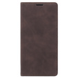 Case for Xiaomi 13T / 13T Pro, ERBORD Vintage, wallet with flap, coffee