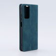Case for Xiaomi Redmi Note 12S, ERBORD Vintage, wallet with flap, blue