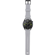 ERBORD Universal Silicone Strap 22mm, Dual Color, grey / black / black buckle
