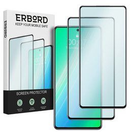 2x Szkło Hartowane do Xiaomi 11T/11T Pro, ERBORD 3D pełne, szybka na cały ekran