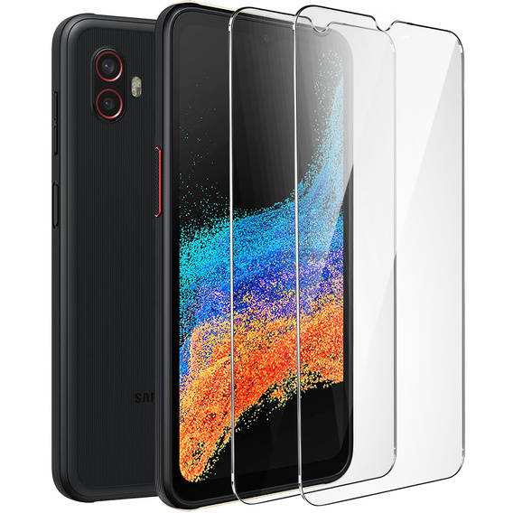 2x Szkło Hartowane do Samsung Galaxy Xcover 6 Pro, ERBORD 9H Hard Glass, szybka