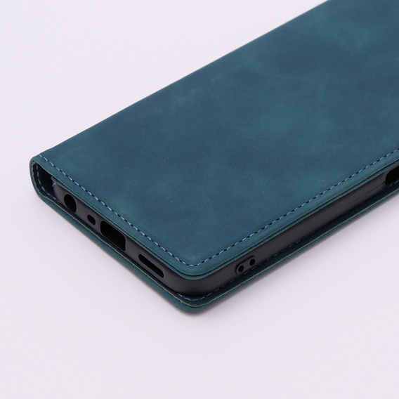 Etui do Oppo A78 5G, ERBORD Vintage portfel z klapką, niebieskie