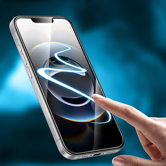 2x Tempered Glass for iPhone 13/13 Pro, ERBORD 9H Hard Glass for phone screen