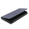 Case for Samsung Galaxy A54, ERBORD Vintage, wallet with flap, grey