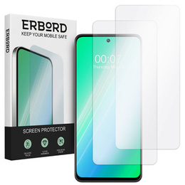 2x Tempered Glass for Oppo A79 5G, ERBORD 9H Hard Glass for phone screen