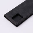 Case for Motorola Edge 40, ERBORD Vintage, wallet with flap, black