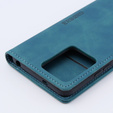 Case for Xiaomi Redmi Note 12 4G, ERBORD Vintage, wallet with flap, blue