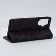 Case for Realme C55, ERBORD Vintage, wallet with flap, black