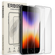 2x Tempered Glass for iPhone 7/8/SE 2020/SE 2022, ERBORD 9H Hard Glass for phone screen