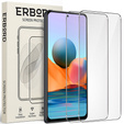 2x Tempered Glass for Xiaomi Redmi Note 10 Pro/10 Pro Max, ERBORD 9H Hard Glass for phone screen