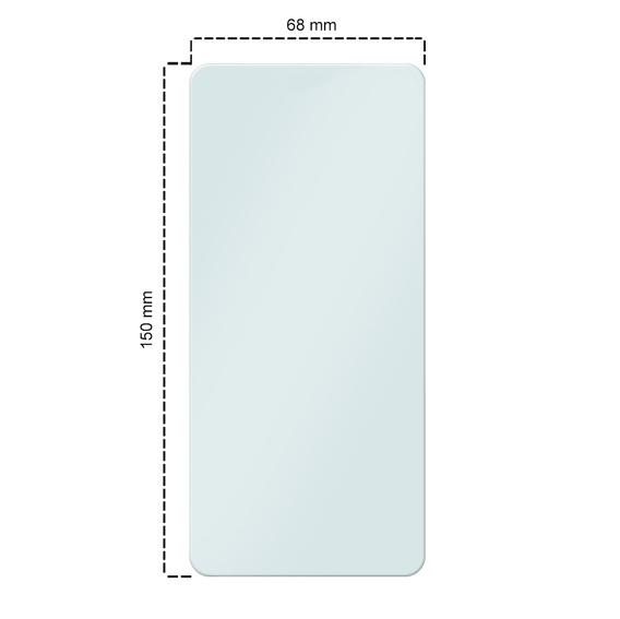 2x Szkło Hartowane do Realme 8/8 Pro, ERBORD 9H Hard Glass, szybka