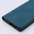 Case for Xiaomi Redmi Note 12S, ERBORD Vintage, wallet with flap, blue