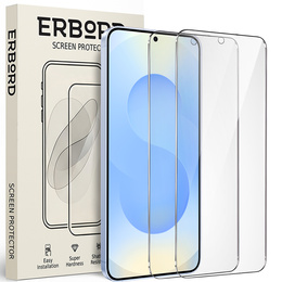 2x Tempered Glass for Samsung Galaxy S24+/S25+ Plus, ERBORD 9H Hard Glass for phone screen